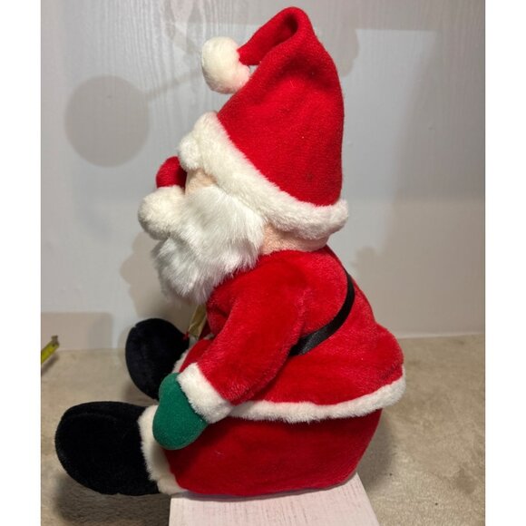 Santa Claus Plush Stuffed Toy With Red Suit & White Beard 14" - Picture 5 of 7